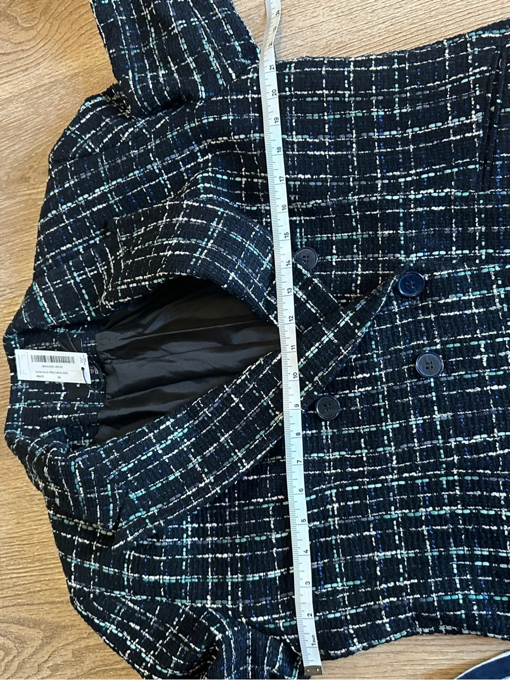 Karen Millen Navy Tweed Jacket and Shorts Matching Set 12